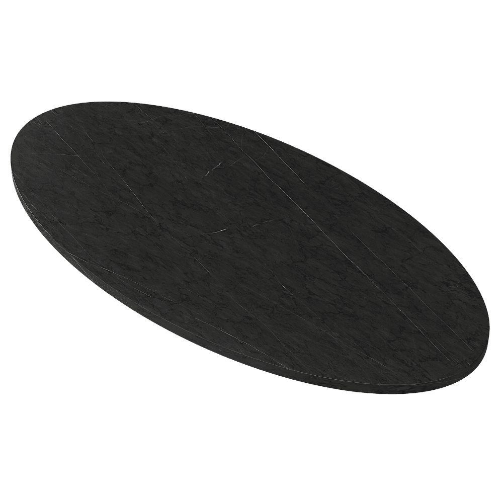 Tumma marmori soikea
