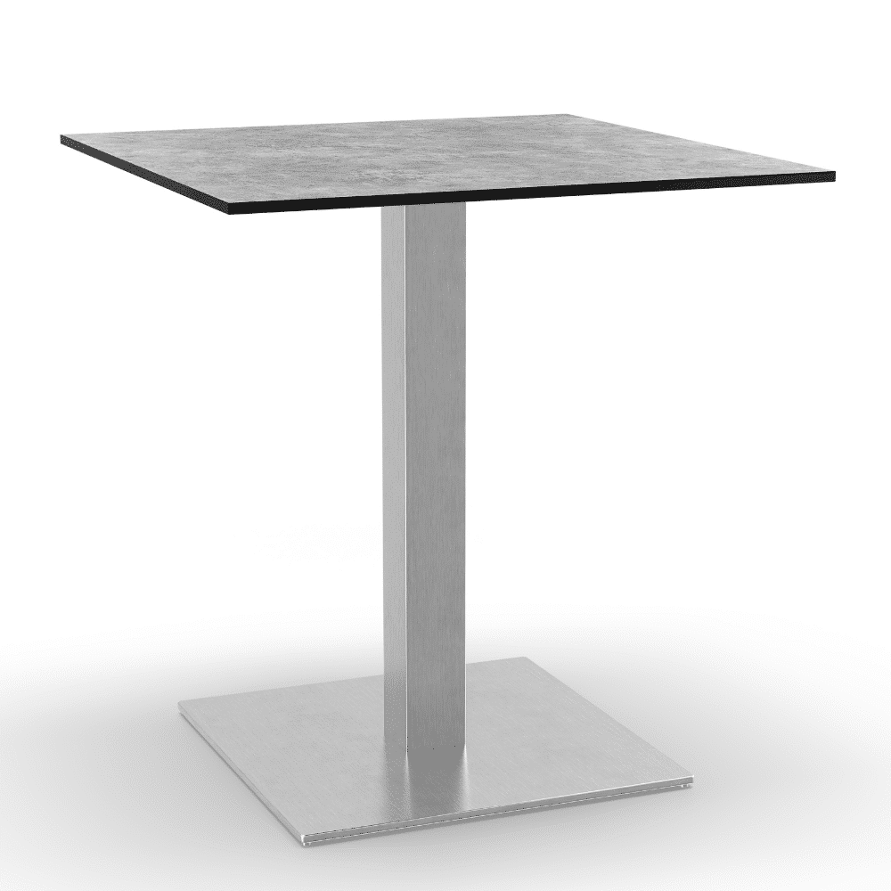 Betoni harmaa ruostumaton teräs 50x50