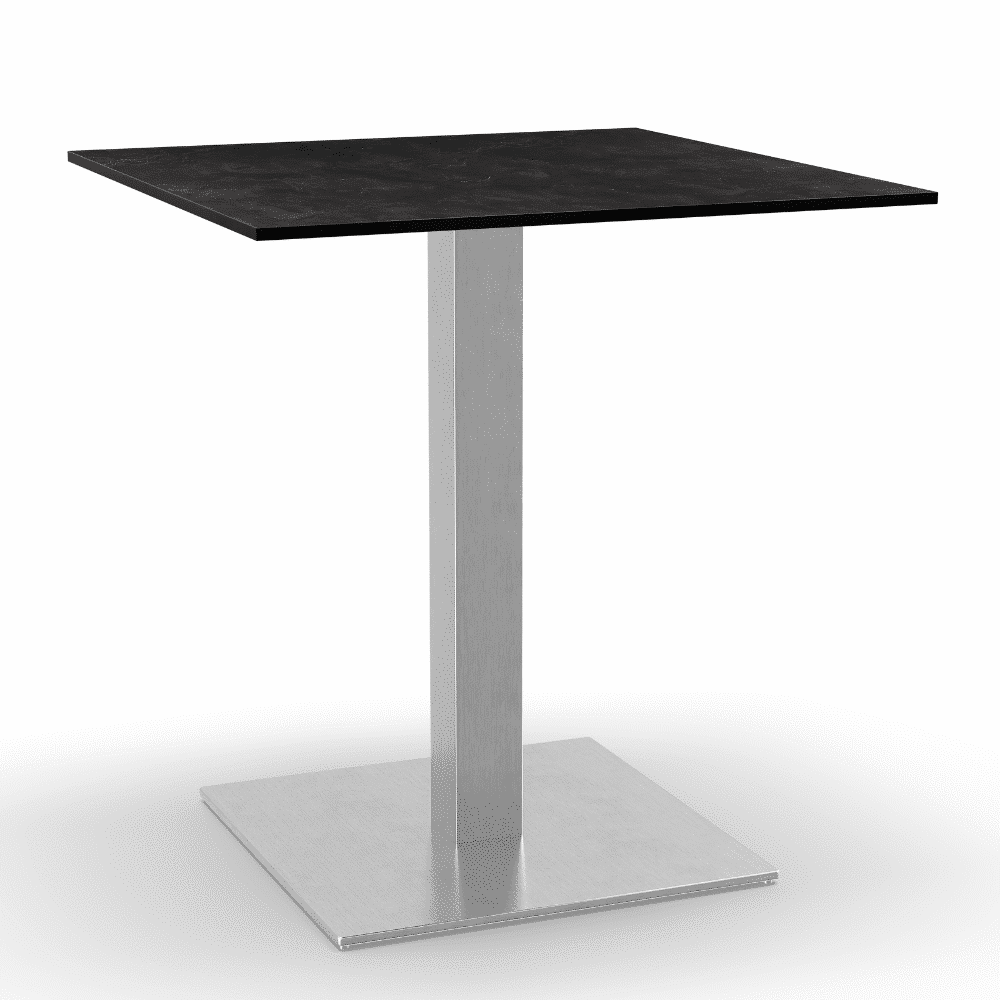 Tumma liuskekivi ruostumatonta terästä 50x50